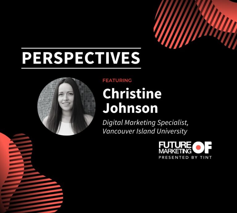 Perspectives thumbnail by Future of Marketing ft. Christine Johnson, Digital Marketing Specialist, Vancouver Island University