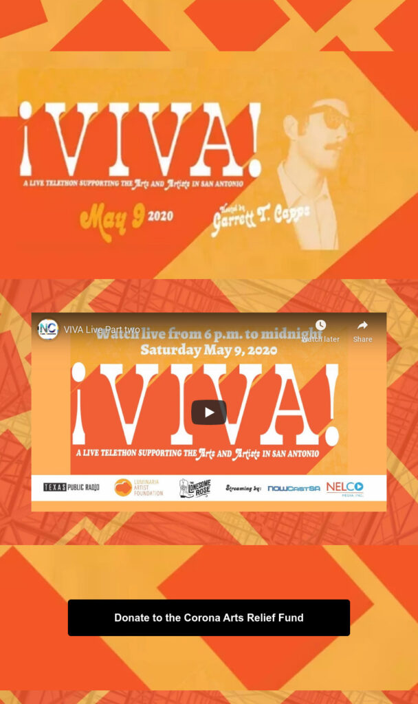 How the Luminaria Foundation and Texas Public Radio created a 9-hour streaming event to fundraise for artists affected by COVID-19