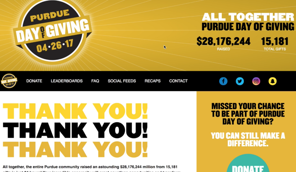 The Genius Marketing Strategy That Helped Purdue University Raise $28 Million in 24 Hours |
