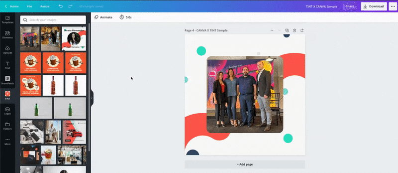TrueLoyal Canva integration imported back to UGC Studio 