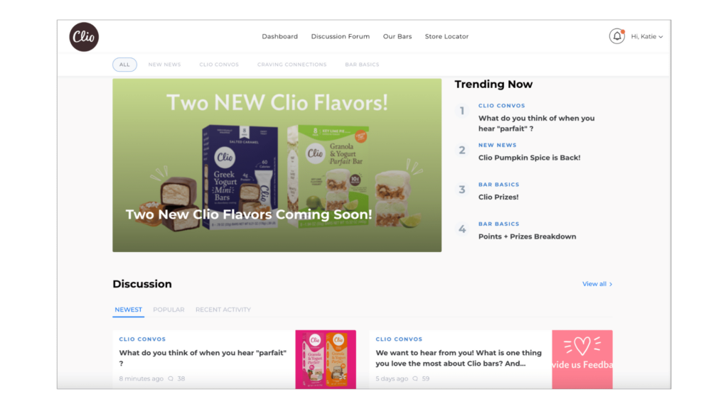 How Clio Snacks Graduated from Facebook to an Online Brand Community |