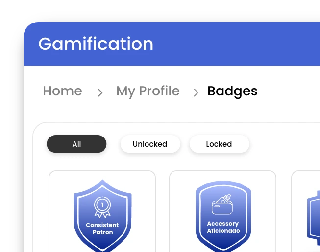 Gamification loyalty program
