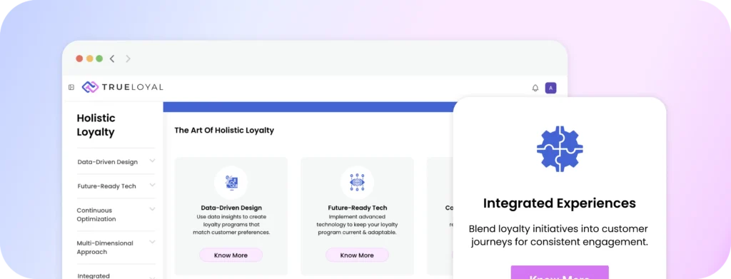 Holistic Loyalty - Integrated Experiences