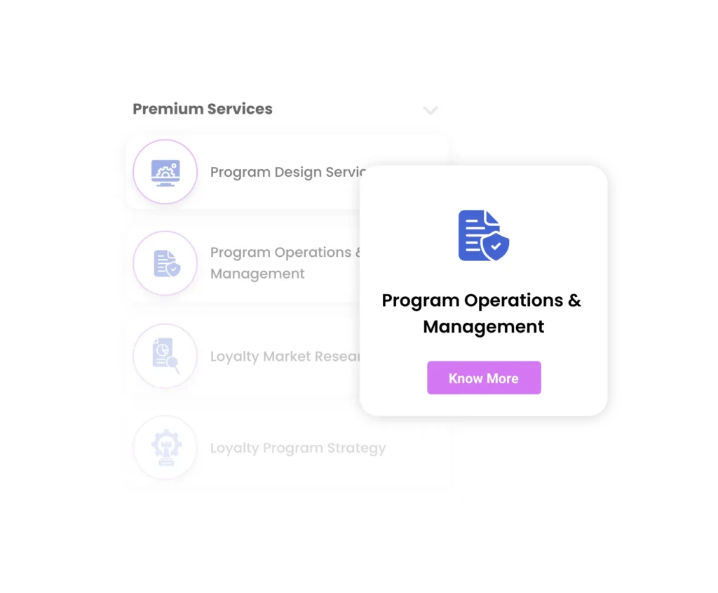 Premium services - Program Operations and Management