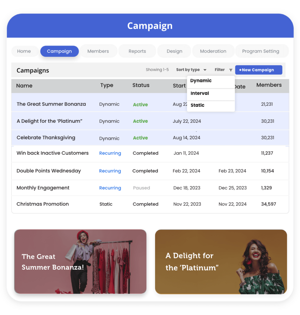 Platform feature - Personalization