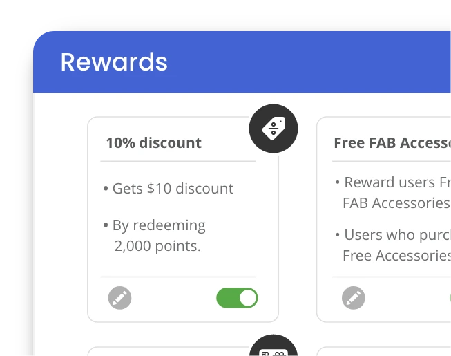 Rewards Catalogue loyalty program
