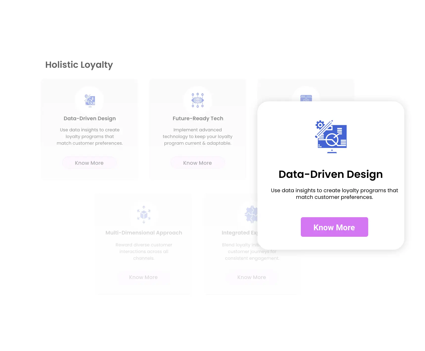 Holistic Loyalty - Data-Driven Design